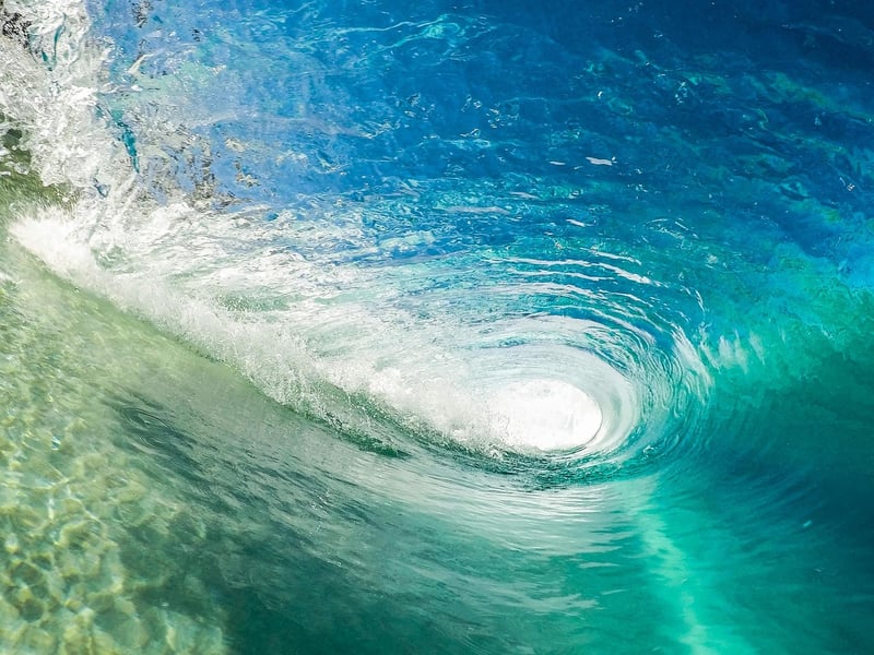 Surfing at Sunset